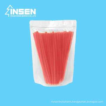 Biodegradable Disposable Edible Rice Flour Straw Juice